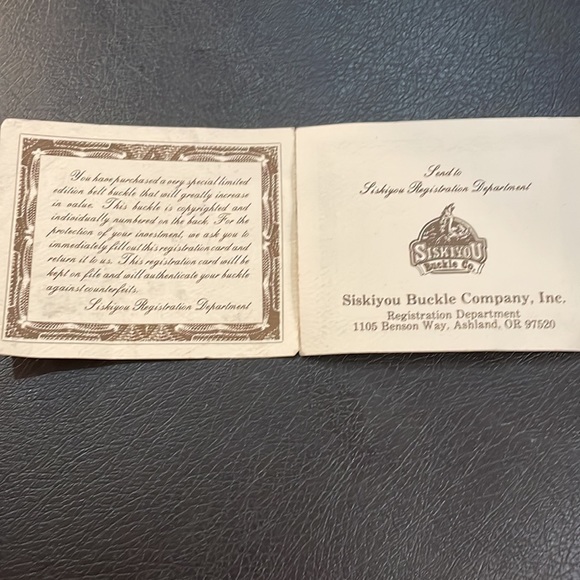 Brass belt buckle Alaska themed - Picture 3 of 3